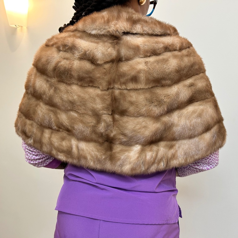 Miller’s Mink Shoulder Jacket with Pockets